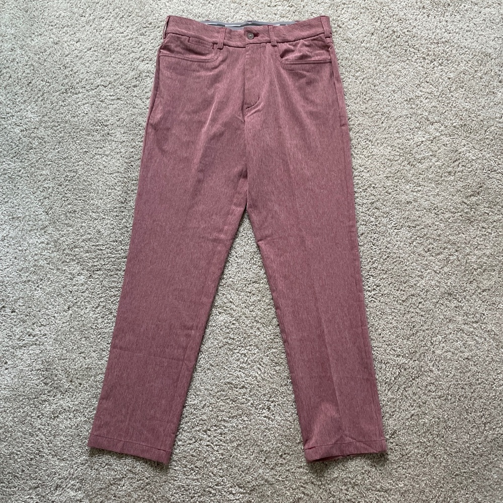 Walter Hagen Mauve Slim Straight Chinos